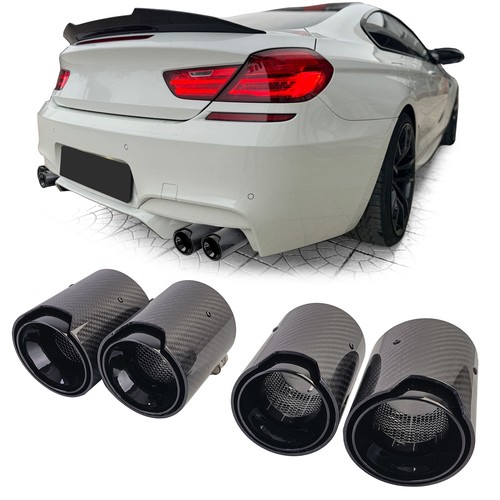 Carbon auspufflblenden - 4x,