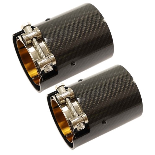 Endrohr 72mm carbon - 72mm, gold