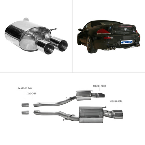 Bastuck sportauspuff bmw 6er - bastuck,